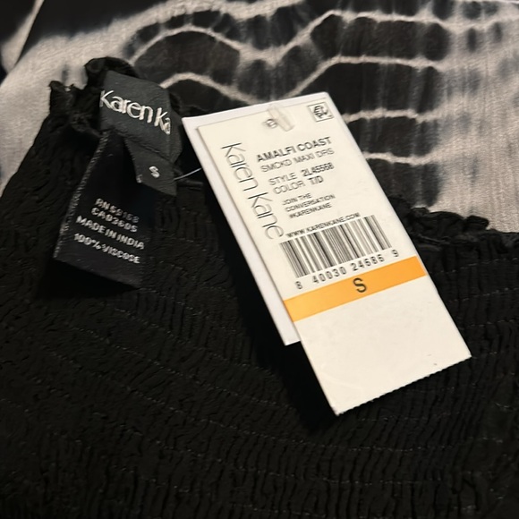 Karen Kane strapless smocked tie dye maxi dress - Picture 4 of 5